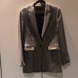 rag & bone Women's Gray Blazer